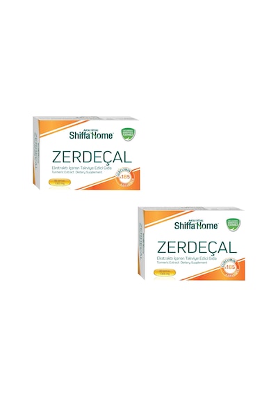 2 Adet Shiffa Home Zerdeçal Yumuşak Kapsül 30 Softgel Karabiberli