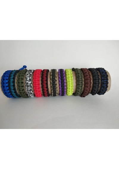 Paracord Cobra Paraşüt Ipi Survıval Mad Max Bileklik Çok Renkli