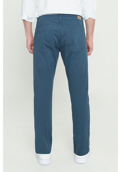 Ac&Co / Altınyıldız Classics Slim Fit Dar Kesim Pamuklu Esnek Chino Erkek Pantolon - Petrol