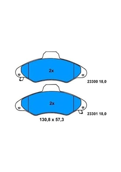 BOSCH 986460949 Fren Balatası Ön Escort V 90- Escort Vıı 95- Orion III 90- Fıssız