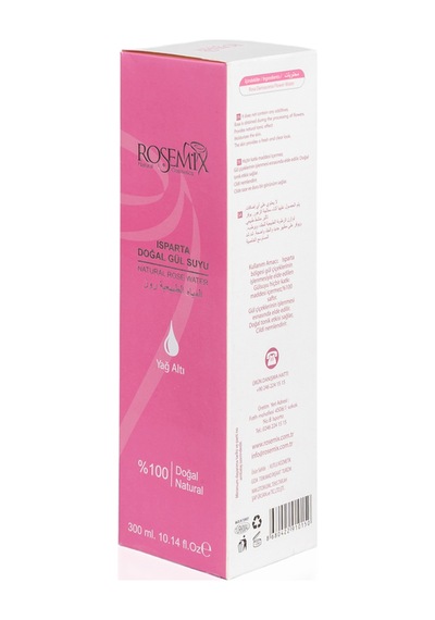 Rosemix - 670 - - Doğal Gülsuyu 300 Ml - 2 Adetlik - Matxzngz - Set Ürün