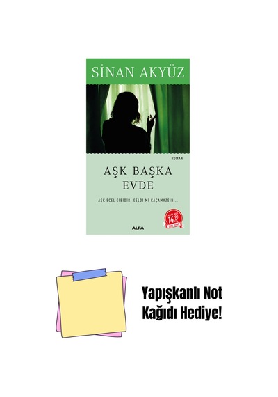 Aşk Başka Evde Midi Boy + Yapışkanlı Not Kağıdı