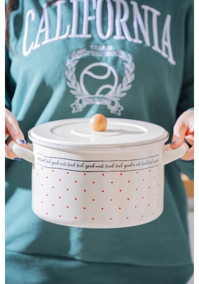 Acar Feel Good Emaye Derin Tencere - 22 Cm