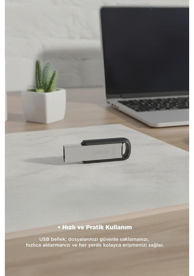 Premium Yedekleme Öğrenci Çalışma Lexar Metal Usb 3.2 Gen1 Flash Bellek 150 Mb/s 128 Gb M400