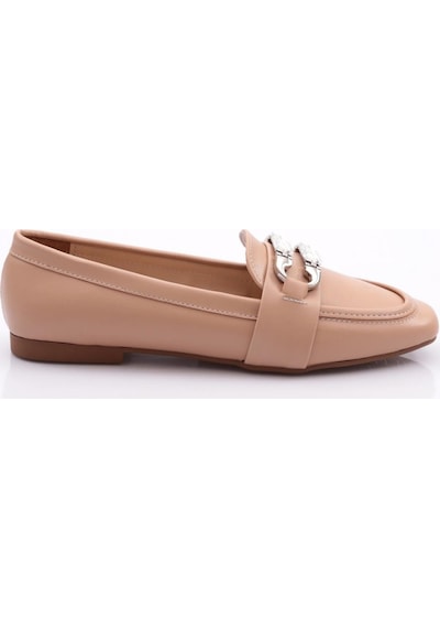 Dgn 5021 Kadin Tokali Loafer 5021-1423-R12632 Ten Rengi