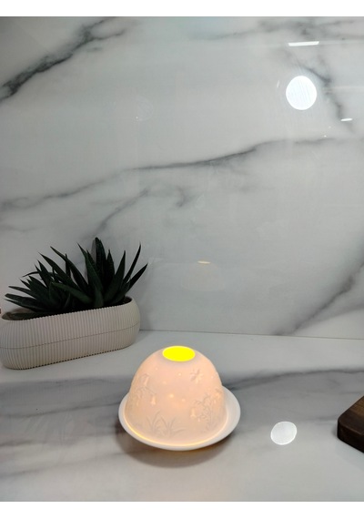 Splendeur Led'li Dekoratif Mumluk - Beyaz