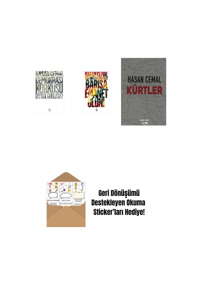 Demokrasi Korkusu + Barışa Emanet Olun + Kürtler + Okuma Sticker'ları