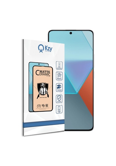 Kzy Xiaomi Redmi Note 13 Pro Tam Kaplayan Anti Statik Kırılmayan Seramik Esnek Ekran Koruyucu