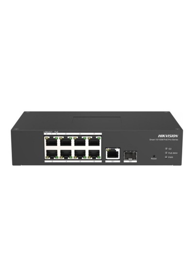 Hıkvısıon Ds-3t1310p-sı/hs 8xfe1xge Rj45 Megabit 110w Poe Switch