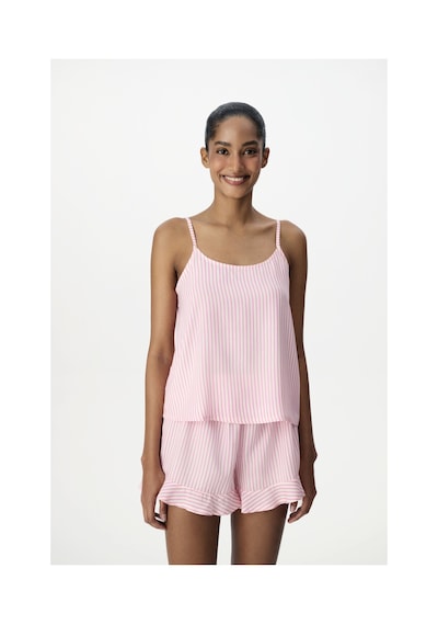 Penti Pembe Çizgili Şort Pijama Takımı