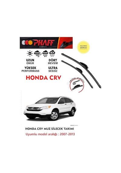 Honda Crv Ön Silecek Takımı 2012 Model Araca Özel Aparat