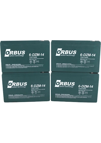 Orbus 12V14AH Elektrikli Bisiklet Aküsü