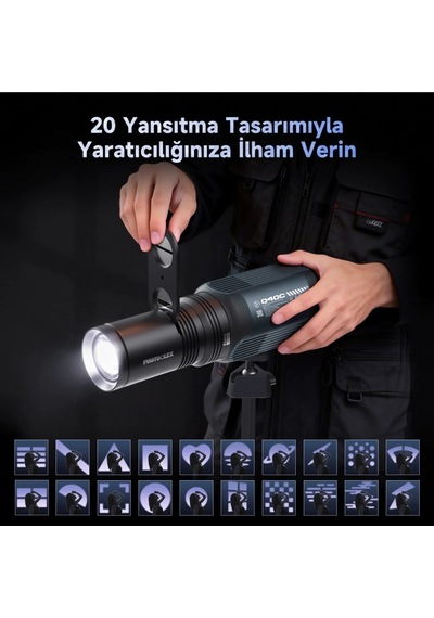 Photoolex Quantum Zoom Gobo Projektör Iıı Işık Efekti Aparatı - Ph-314-pl