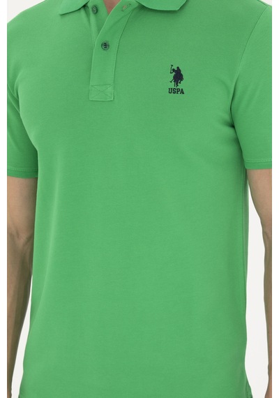 U.S. Polo Assn. Erkek Yeşil Basic Tişört 50279613-VR020