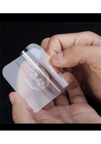 6x6cm Kendinden Yapışkanlı Şeffaf Güçlü Askı Kapı Duvar Askıları Ağır Yük Taşıma Askısı Plastik Beya Diğer
