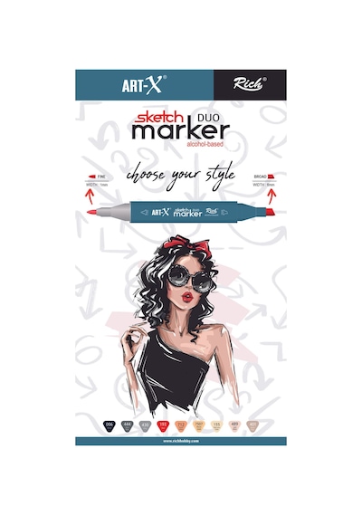Art-x Sketch Marker Çift Taraflı Kalem 479