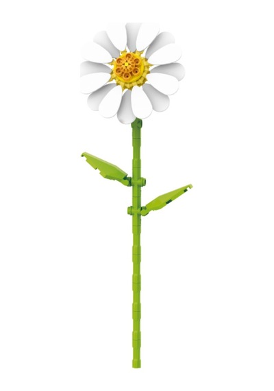 Building Block Flower 88 Parça Çiçek Papatya