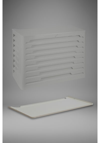 Klima Motoru/dış Ünite Gizleme/koruma Kafesi Radius S Alt Panel Açık Gri