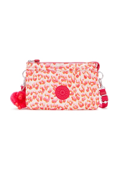 Kipling Kıplıng Riri Küçük Boy Omuz Çantası Çıkarılabilir Askılı Pembe Latın Cheetah Pembe