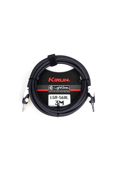 Kirlin 3Mt. Trs Kablo 3.5Mm Trs - 3.5Mm Trs Plastik Uç