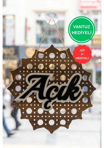 Rattan 5 Katmanlı Model Açık-kapalı Tabelası - Gediz