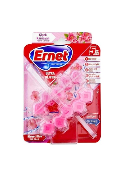 3 Adet Ernet Wc Blok Ultra Çiçek Karnavalı 2x50 Gr