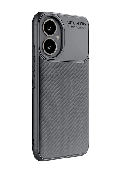 Honor 400 Kılıf Auto Focus Karbon Kapak - Gri Evimdeyokyok