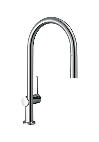 Hansgrohe Talis M54 Tek Kollu Eviye Bataryası 210, Çekilebilir El Duşu, 2jet Krom krom