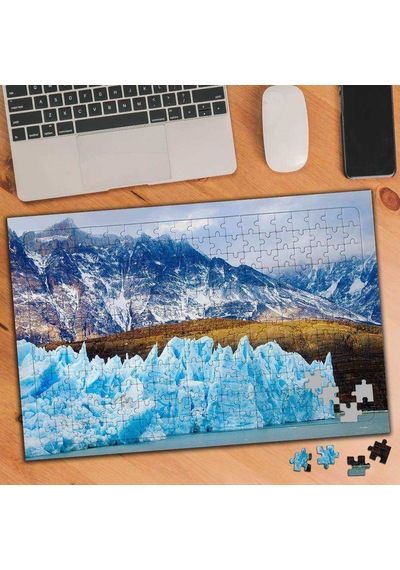 Karlı Dağlar-denizdeki Buz Parçası 240 Parça Puzzle Yapboz-75275