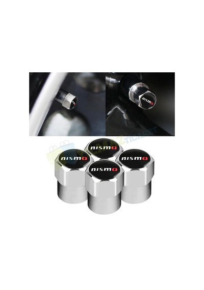 Nissan Nismo Logo Arma Lastik Sibop Kapağı 4 Adet Plastik