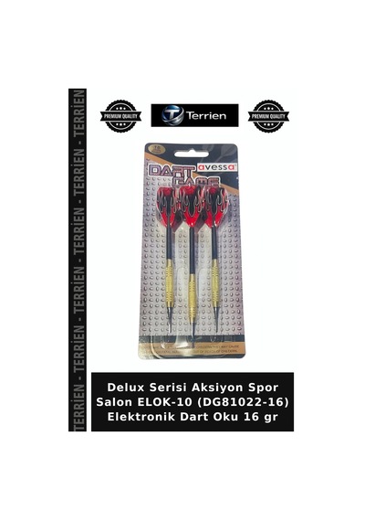 Delux Serisi Aksiyon Spor Salon Elok-10 Dg81022-16 Elektronik Dart Oku 16 Gr Çok Renkli
