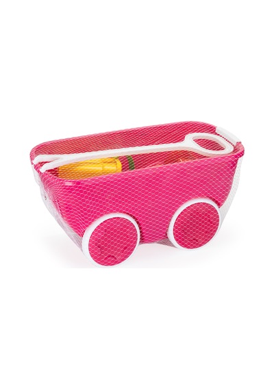 Erdem Toys Gezgin Vagon Oyun Seti Balıkçı Tekneli Kovalı - Pembe