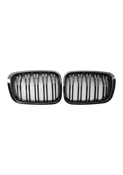 Bmw E46 02-04 Çıft Çızgı M Panjur Böbrek