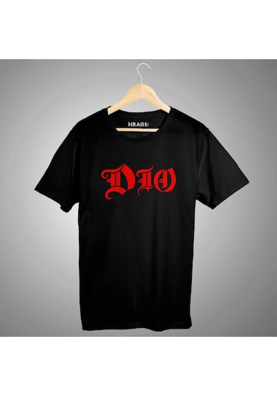 Dio Ronnie James Rock Band Siyah Tişört Siyah