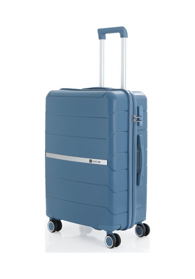 Mçs Polipropilen 4'lü Valiz Seti V366 Sky Blue