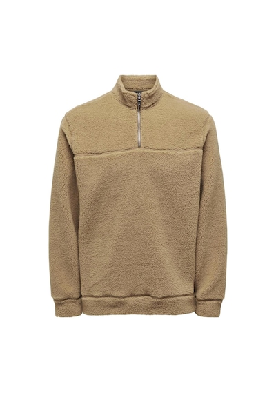 Only & Sons Onsremy Reg 1/4 Zıp Swt Kahverengi 001
