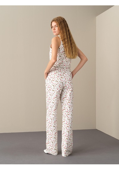 Xint Pembe Oversize Pamuklu Pantolon 201139