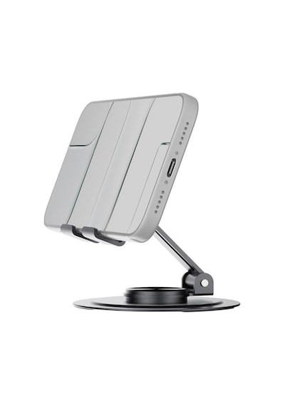 C151 360 Dönebilen Metal Telefon Tutucu - Profesyonel Masaüstü Telefon Standı