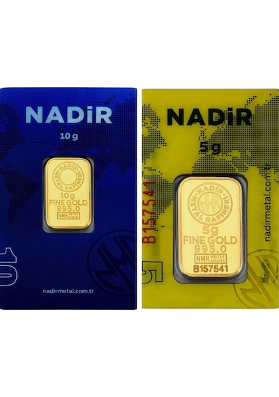 Tuğrul Kuyumculuk 15 Gram 24 Ayar Külçe Altın 10 + 5