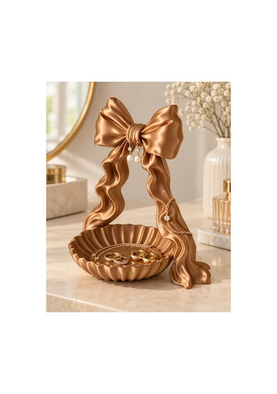 Sovia Fiyonk Detaylı Takı Standı Bronz