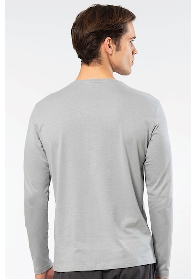 Cacharel Erkek Modal Pamuk Bisiklet Yaka T-shirt 2242/gri Gri