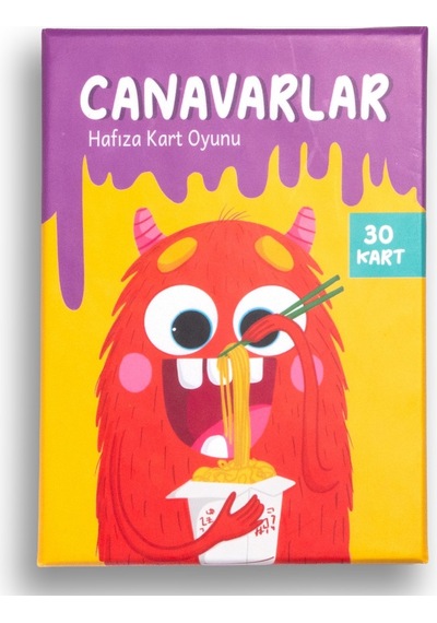 Melimelek Canavarlar Hafıza Kart Oyunu