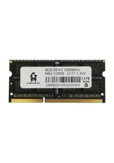 Game Master 8gb Ddr3 1600mhz 12800u Cl17 Notebook Ram