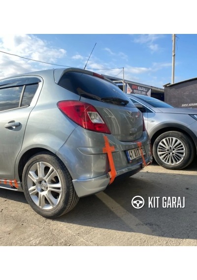 Kit Garaj Corsa D Arka Ek Plastik Boyasız