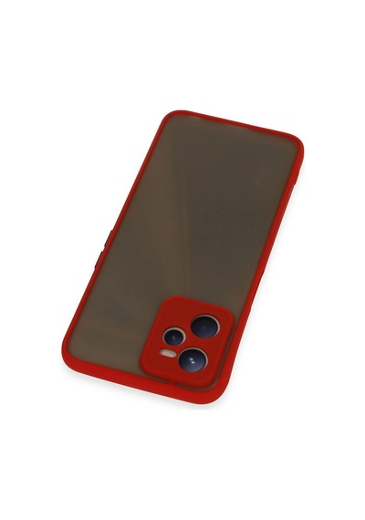 Newface - 16 - Realme C35 Kılıf Montreal Silikon Kapak - Edntrend - - Kırmızı