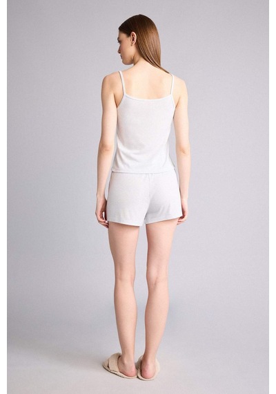 Defacto Regular Fit Askılı 2li Pijama Takımı I1171ax26smer98 Ekru-er98 Defacto Regular Fit Askılı 2li Pijama Takımı I1171ax26smer98 Ekru-er98