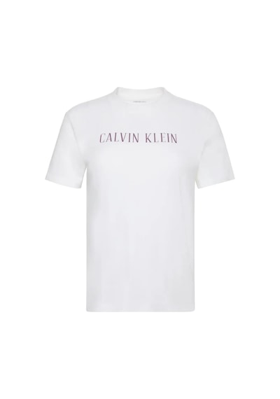 Calvin Klein Ss Classıc Varsıty L, Yaf Beyaz Kadın T-shirt