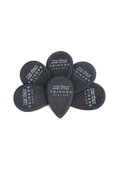 Ernie Ball 1.5mm Teardrop Prodigy Seçtikleri 6'lı Paket Siyah 124-Pembe