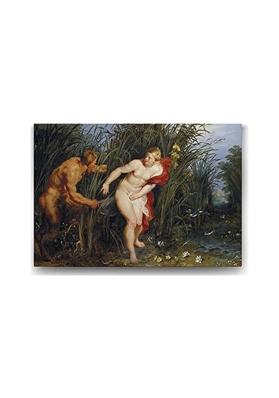 Peter Paul Rubens - Pan And Syrinx Tablosu - 60x40cm 7/8 Yaş