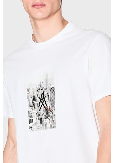 Armani Exchange Erkek T Shirt Xm002214 Af10356 U0009 Beyaz